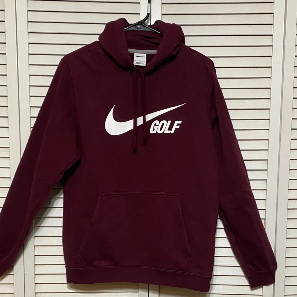 Nike Golf Dri-Git Hoodie Maroon Color Size S